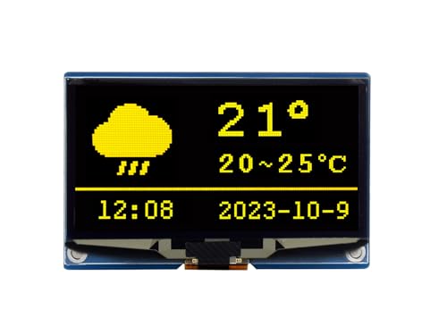 waveshare-2-42-zoll-oled-display-modul-128x64-spi-i2c-gelb image 8