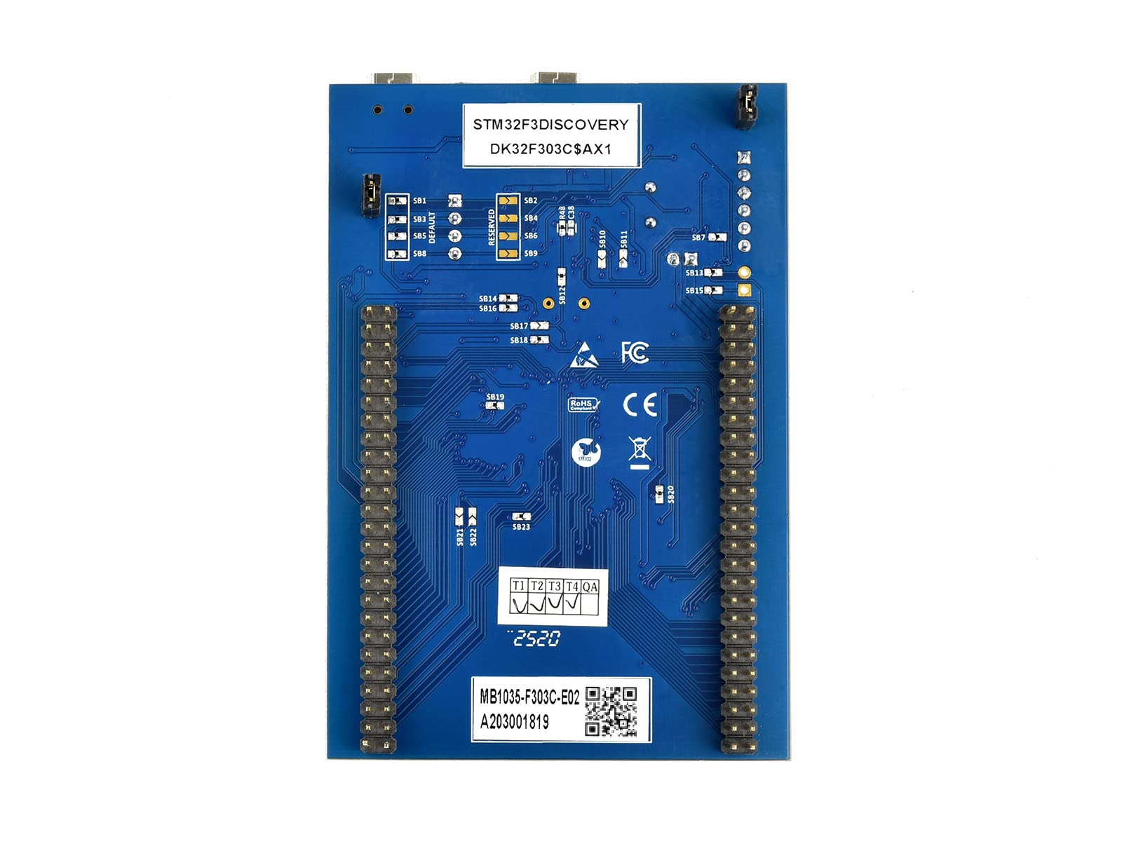 waveshare-stm32f3discovery-cortex-m4-discovery-kit-stm32f303vct6-entwicklungsboa image 2