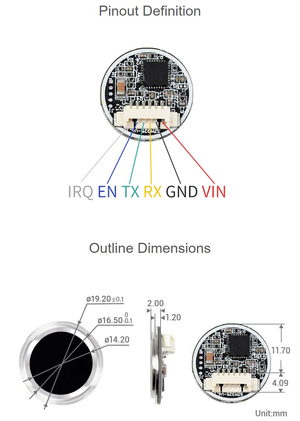 waveshare-round-shaped-all-in-one-capacitive-fingerprint-sensor-d-cortex-prozess image 5