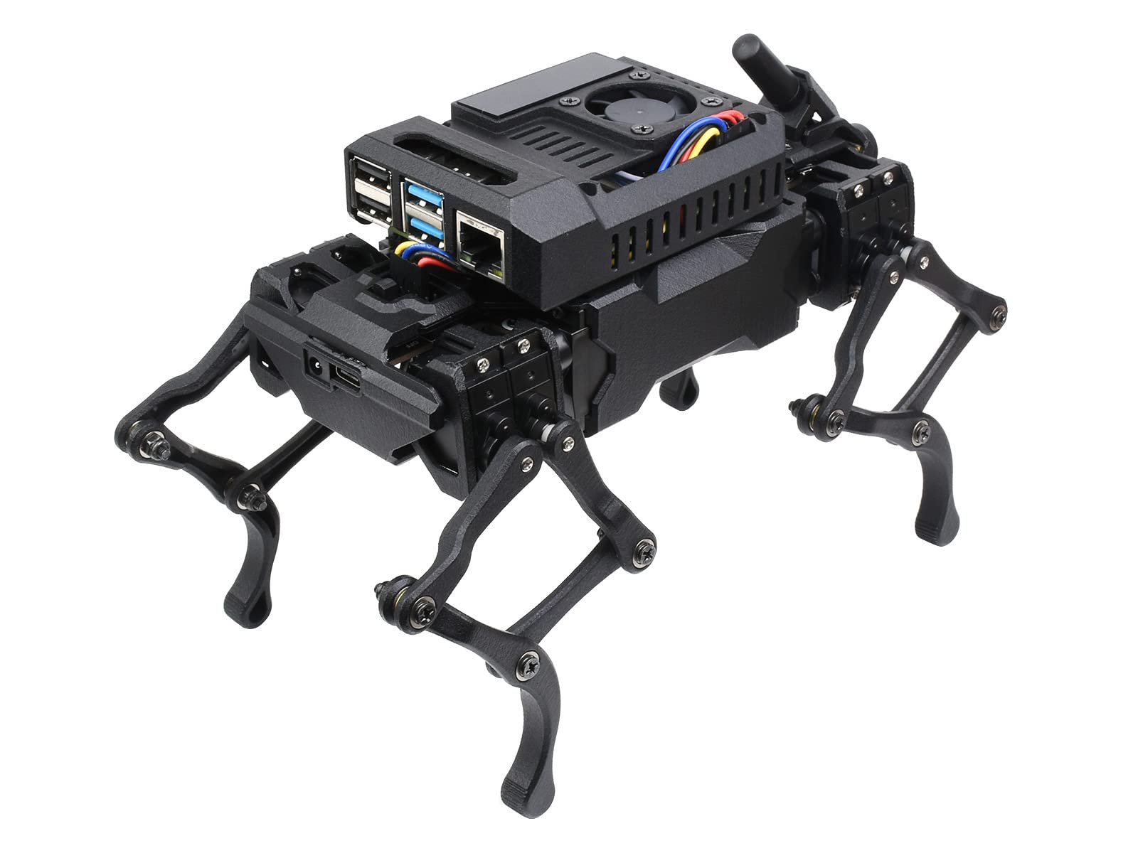 waveshare-wavego-12-dof-bionischer-roboterhund-bausatz-f-r-esp32-und-raspberry-p image 1