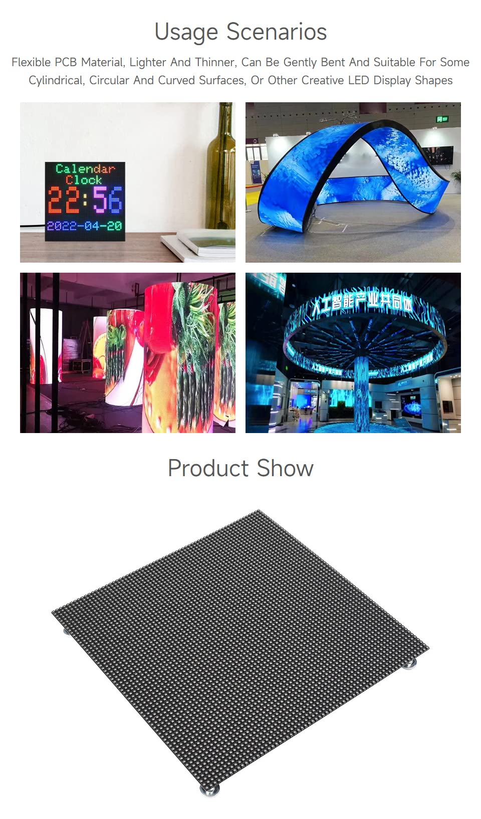 waveshare-flexible-rgb-led-matrix-panel-64x64-3mm-pitch-biegbar-f-r-raspberry-pi image 7