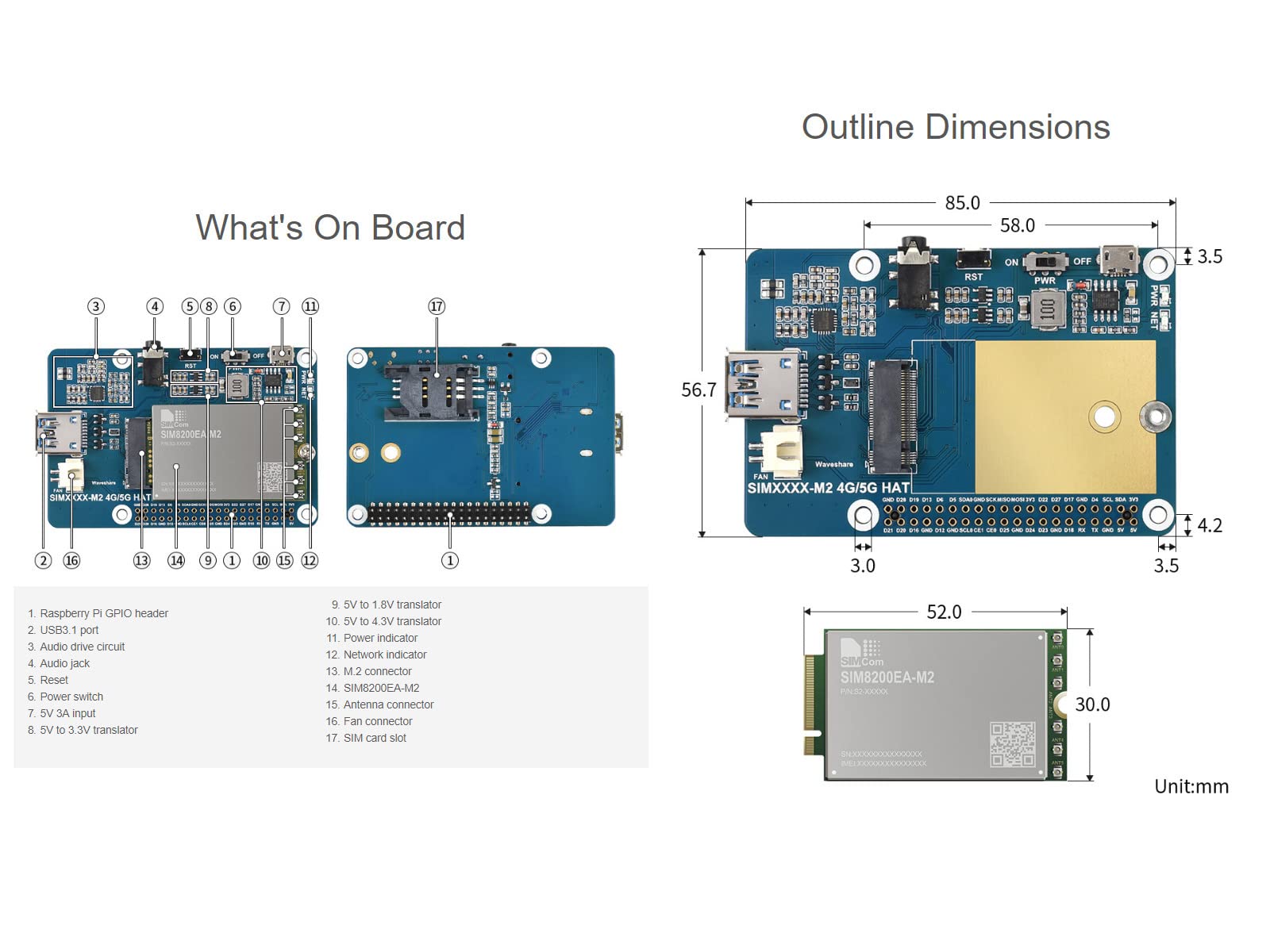 waveshare-sim8200ea-m2-5g-hat-mit-antennen-f-r-raspberry-pi-snapdragon-x55-sub-6 image 7