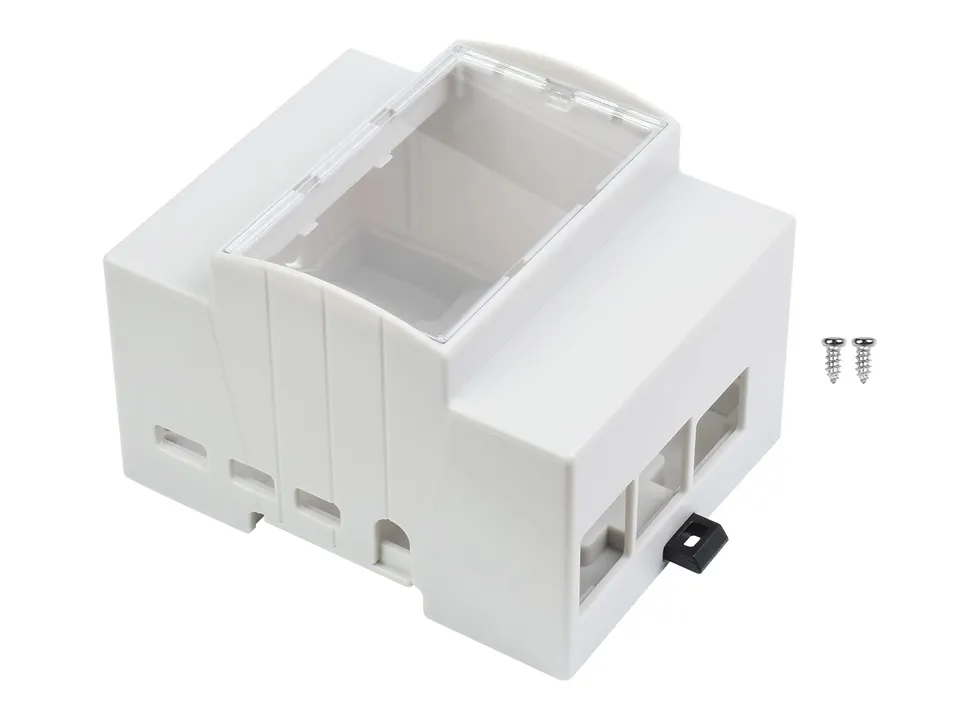 waveshare-din-schienen-geh-use-f-r-raspberry-pi-4-abs-mit-sichtfenster image 1
