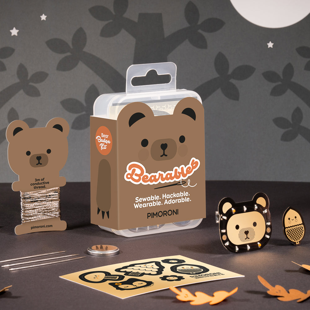 pimoroni-bearables-bear-kit-n-hbares-led-badge-mit-bewegungssensor image 1