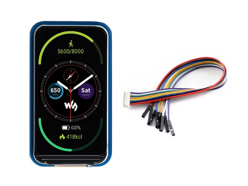 waveshare-1-47-zoll-lcd-display-modul-172x320-spi-tft-mit-st7789v3-f-r-raspberry image 1