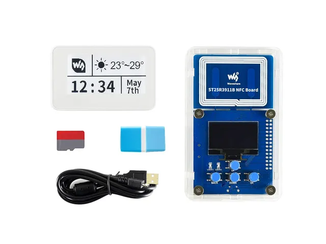 waveshare-2-13-zoll-passiv-nfc-e-paper-evaluierungs-kit image 1