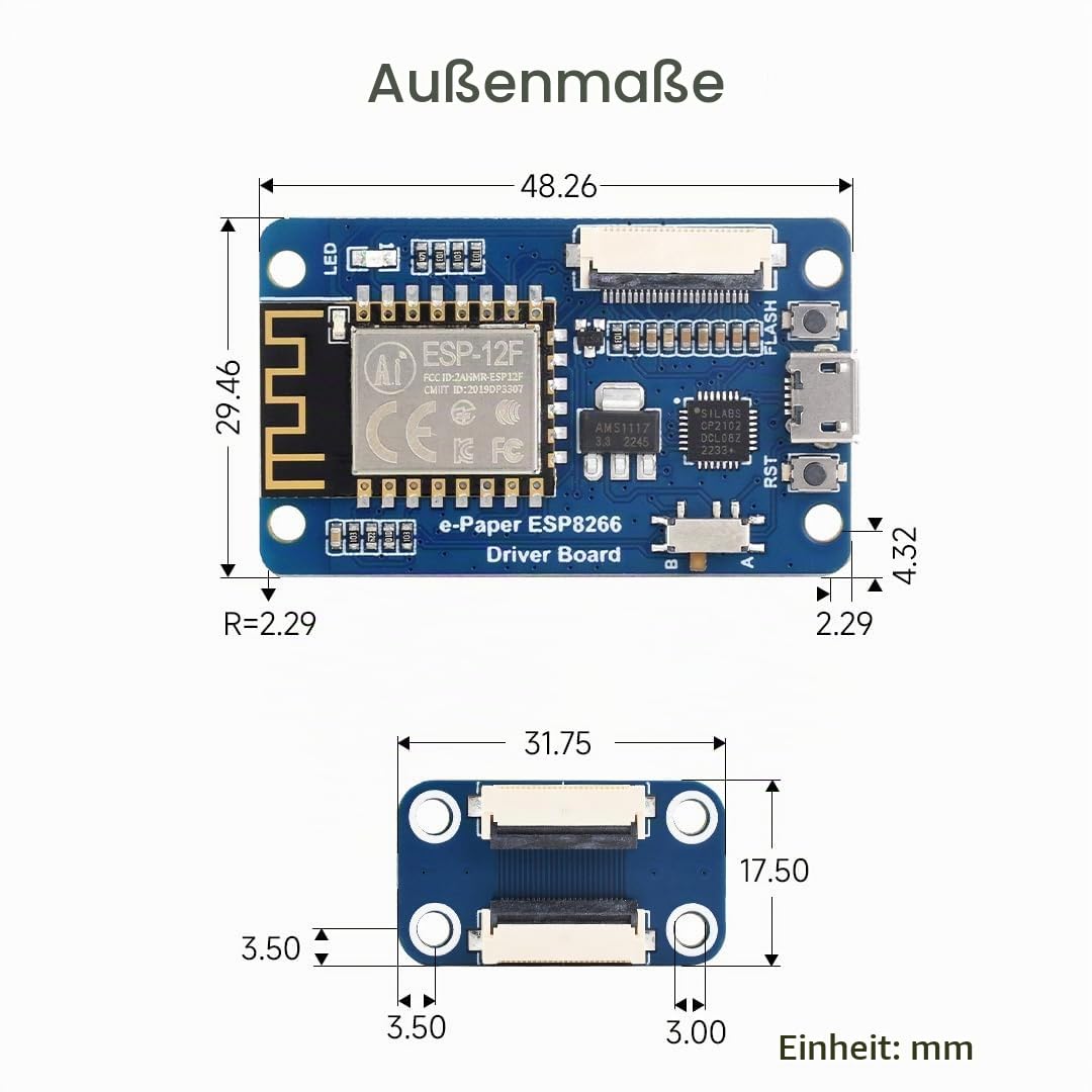 waveshare-universal-e-paper-treiberboard-mit-esp8266-wlan-f-r-spi-e-paper-rohpan image 7
