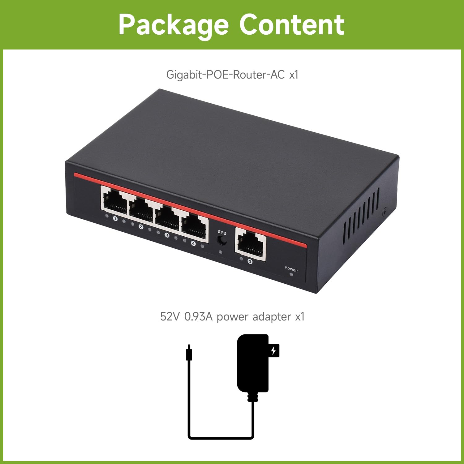 waveshare-ac-poe-gigabit-router-5x-gigabit-wifi-6-bis-3000-mbit-s-mit-poe-out image 2