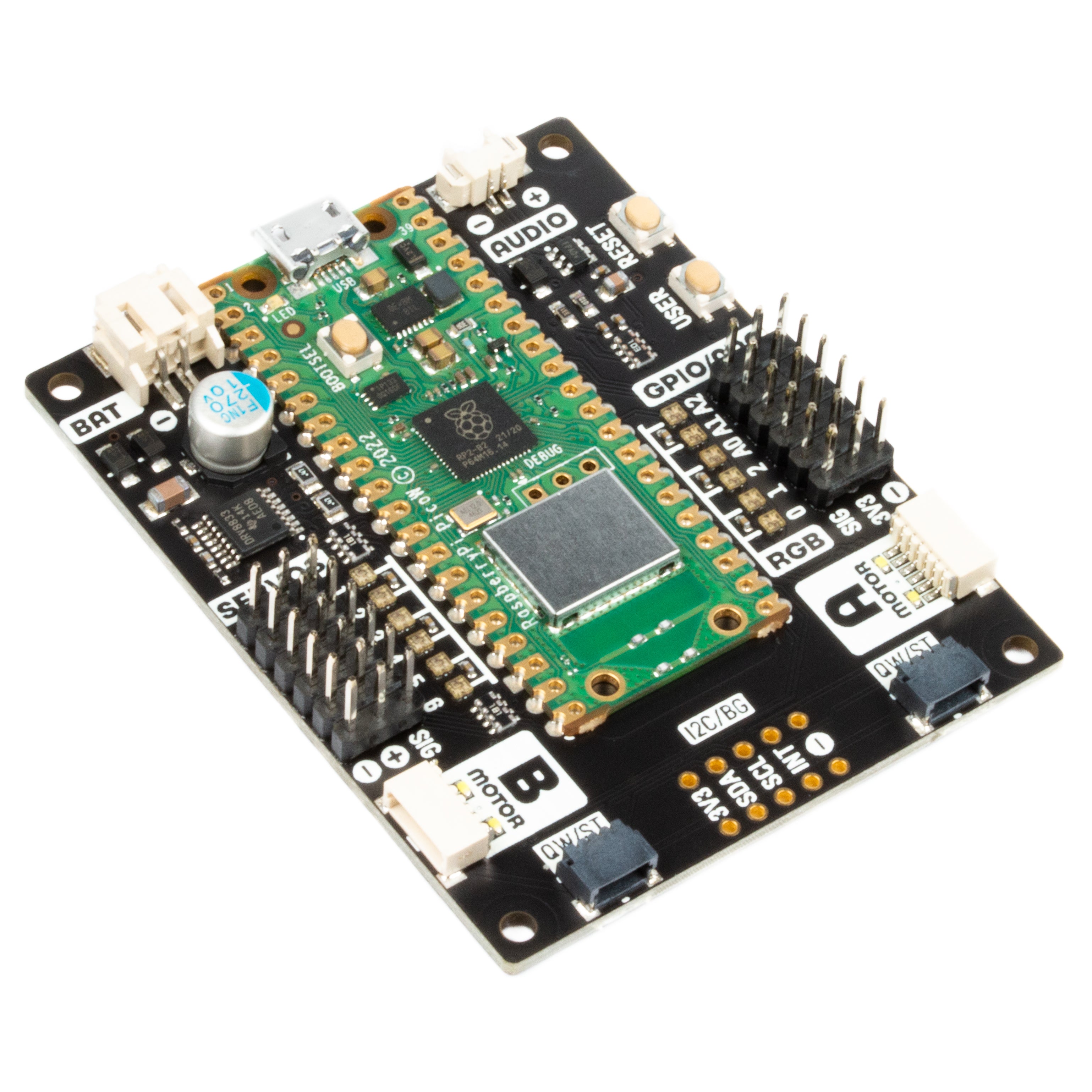 pimoroni-inventor-2040-w-pico-w-aboard-robotik-motor-board image 2