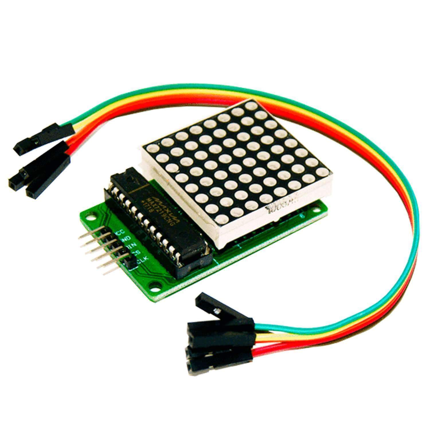 az-delivery-max7219-8x8-led-dot-matrix-anzeigemodul-rot image 1
