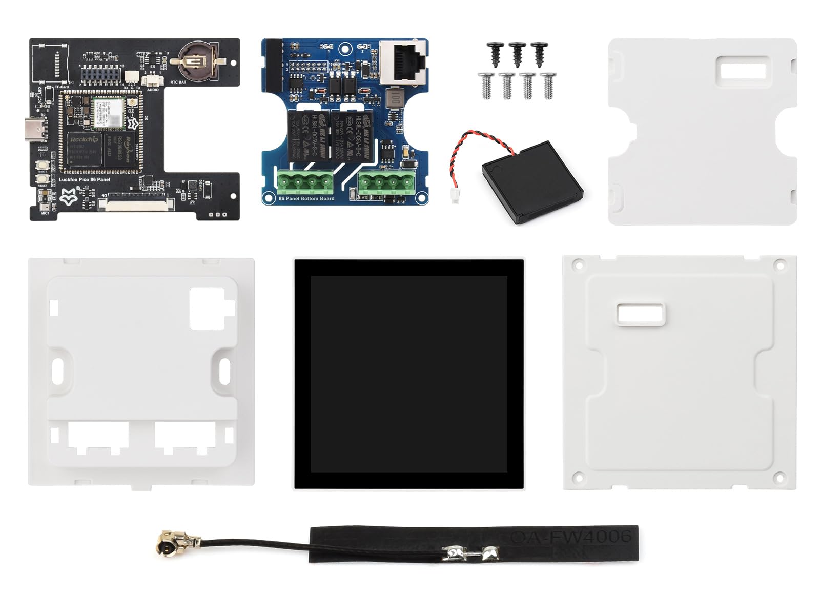 waveshare-luckfox-core1106-smart-86-box-entwicklungsboard-mit-4-zoll-touch-displ image 2