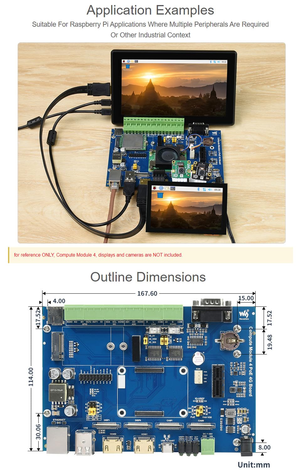 waveshare-compute-module-4-industrial-iot-base-board-f-r-raspberry-pi-cm4-5g-4g- image 5