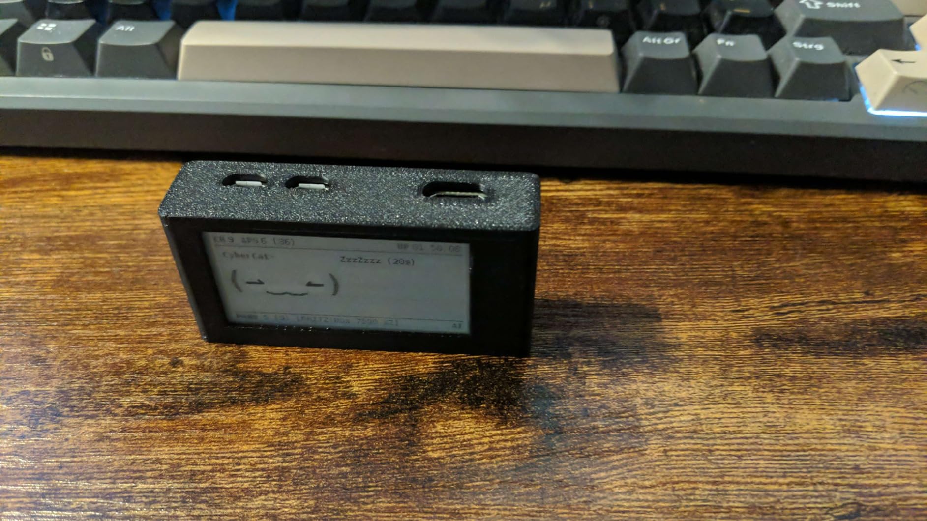 Perfektes Mini-Display für Wetterstation