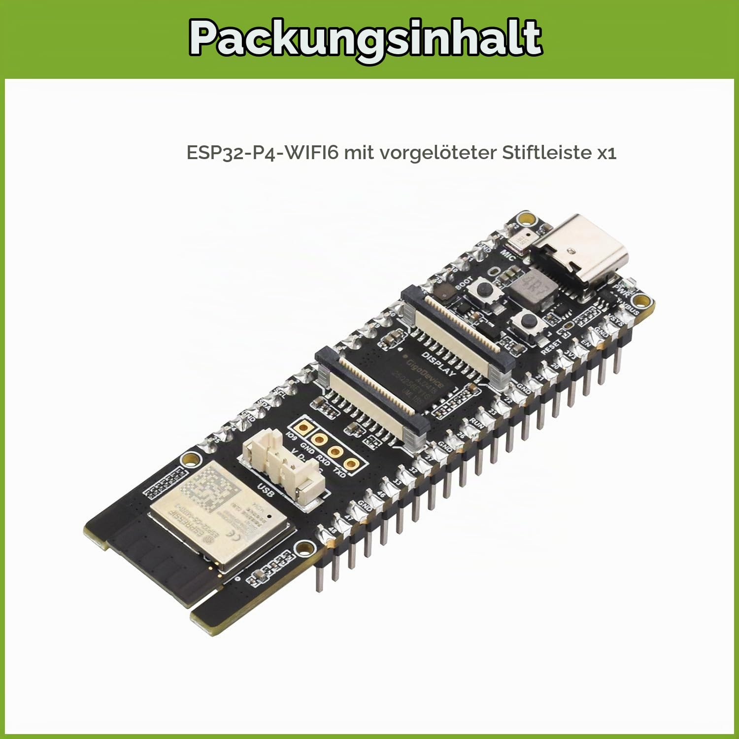 waveshare-esp32-p4-wifi6-m-high-performance-entwicklungsboard-risc-v-32mb-flash- image 1