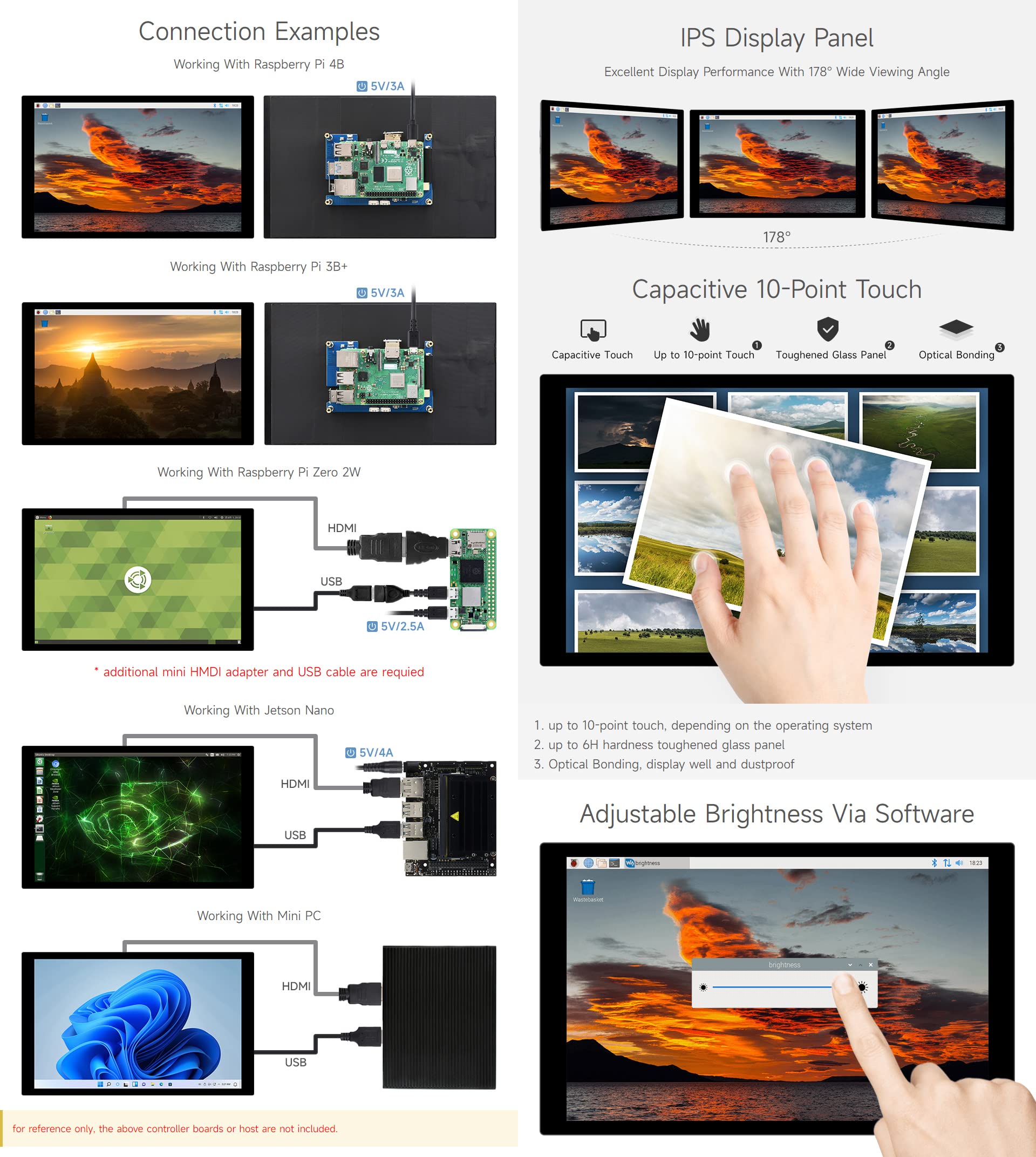 waveshare-10-1-zoll-touch-control-panel-1280x800-ips-hdmi-kapazitiv image 5
