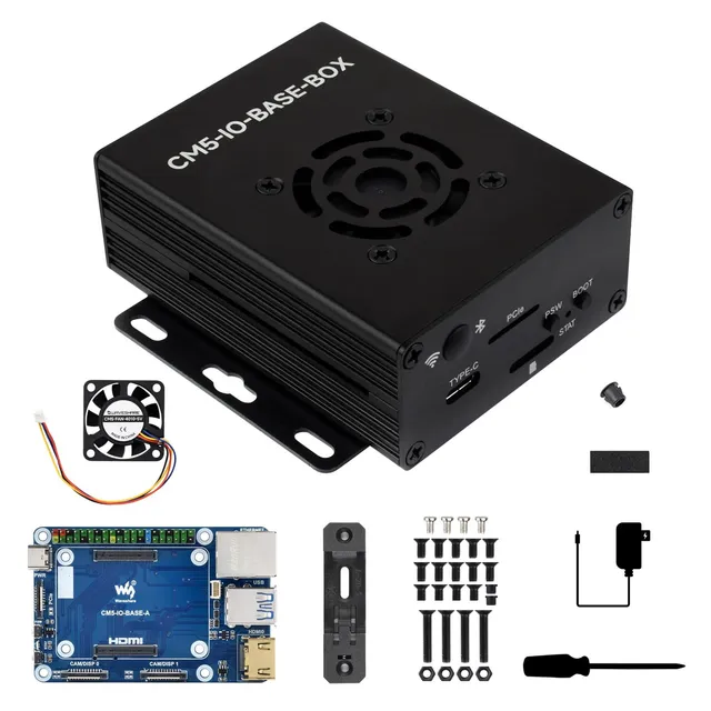 waveshare-mini-base-board-f-r-raspberry-pi-compute-module-5-mini-computer-tr-ger image 1