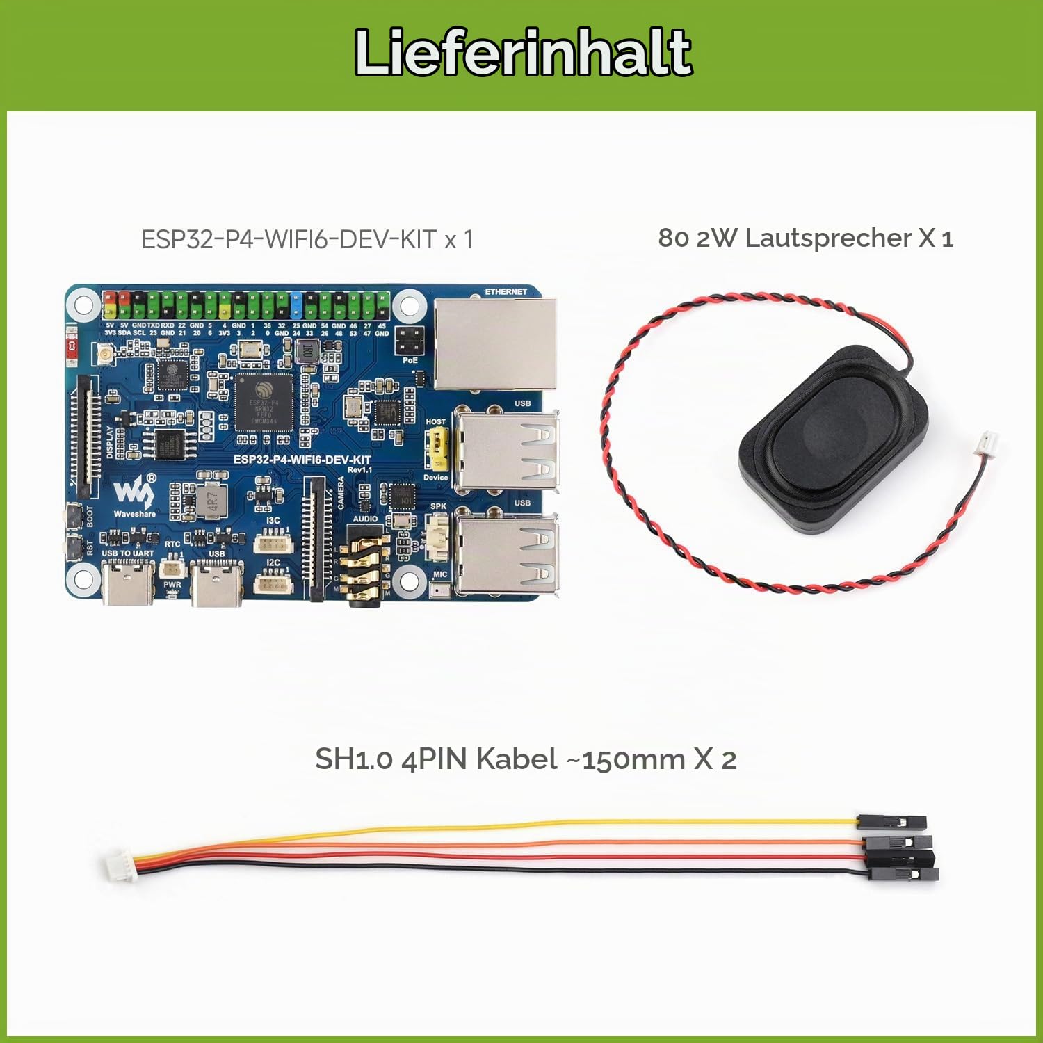 waveshare-esp32-p4-wifi6-dev-kit-entwicklungsboard-bundle-mit-board-und-lautspre image 2