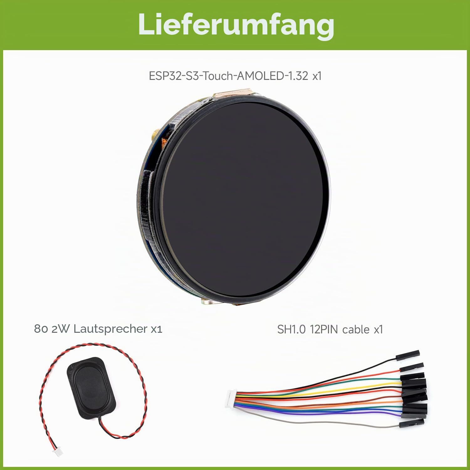 waveshare-esp32-s3-1-32-zoll-amoled-round-touch-board-466x466-wifi-bt-audio image 2