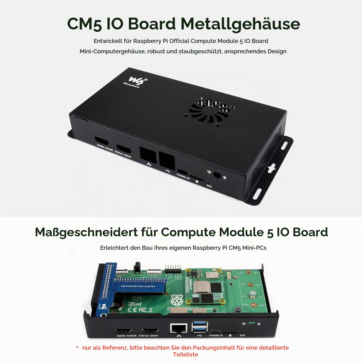 waveshare-cm5-io-board-metallgeh-use-kompatibel-mit-raspberry-pi-compute-module- image 3
