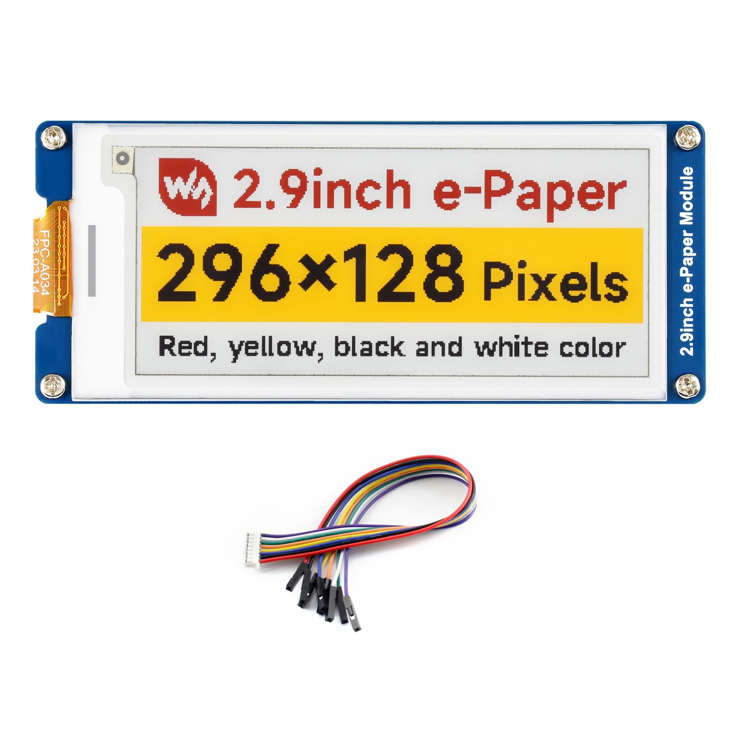 waveshare-2-9-zoll-e-paper-display-g-296x128-rot-gelb-schwarz-wei-spi-mit-treibe image 1