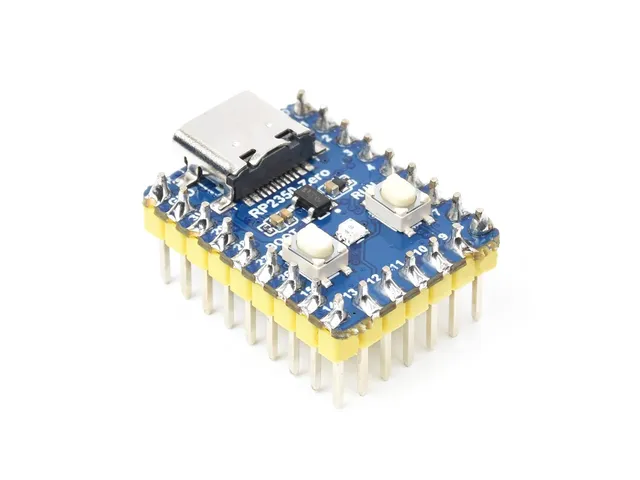 waveshare-rp2350-zero-mini-entwicklungsboard-rp2350a-usb-c-mit-header image 1