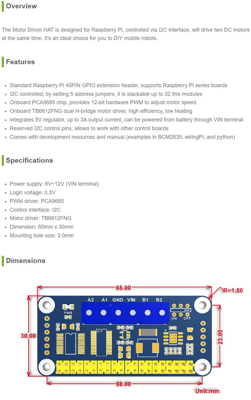 waveshare-motor-driver-hat-f-r-raspberry-pi-i2c-dc-motorsteuerung image 5