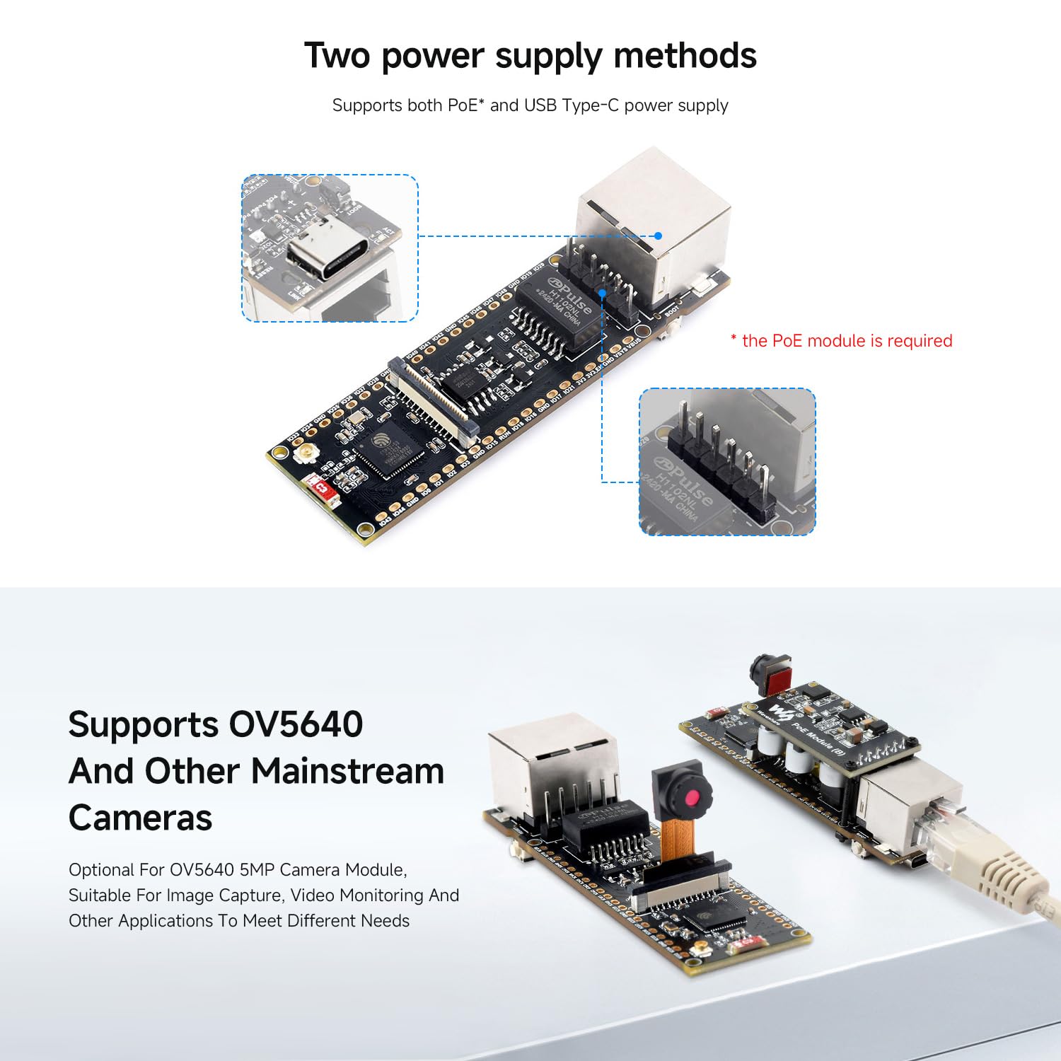 waveshare-esp32-s3-eth-entwicklungsboard-10-100mbps-rj45-wifi-bt-240mhz-dual-cor image 7
