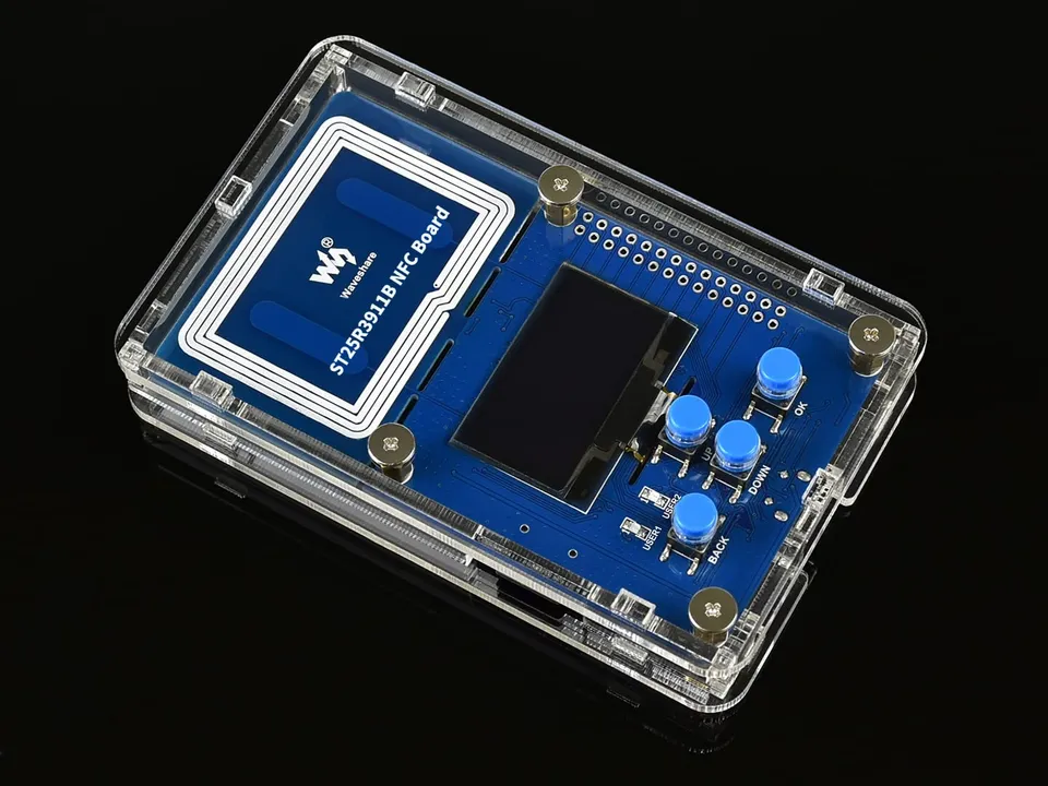 waveshare-2-9-zoll-passives-nfc-powered-e-paper-evaluierungs-kit-mit-st25r3911b- image 1