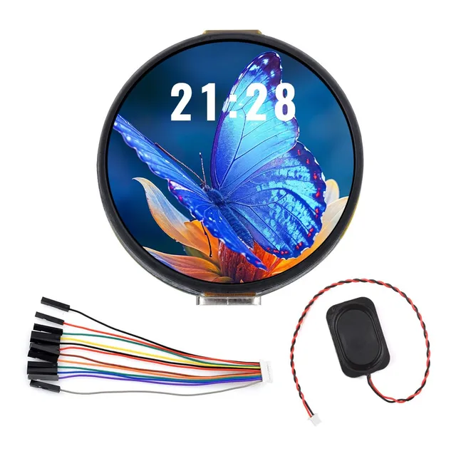 waveshare-esp32-c6-1-32-zoll-amoled-rundes-touch-display-entwicklungsboard-466x4 image 1