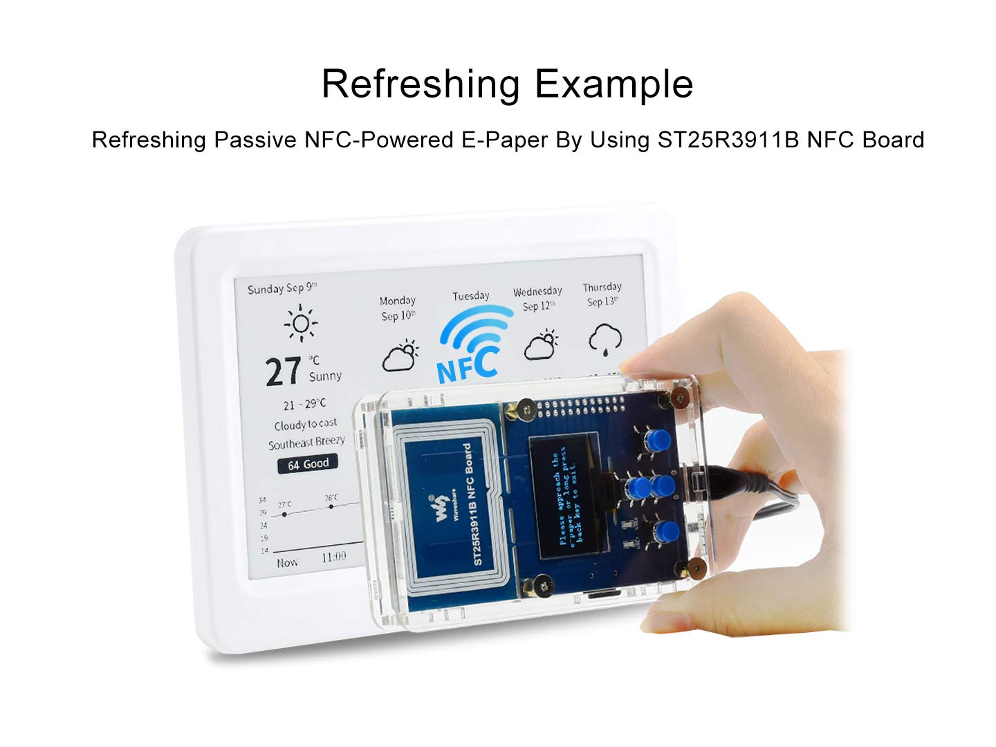 waveshare-st25r3911b-nfc-evaluation-kit-f-r-passive-nfc-e-paper image 3