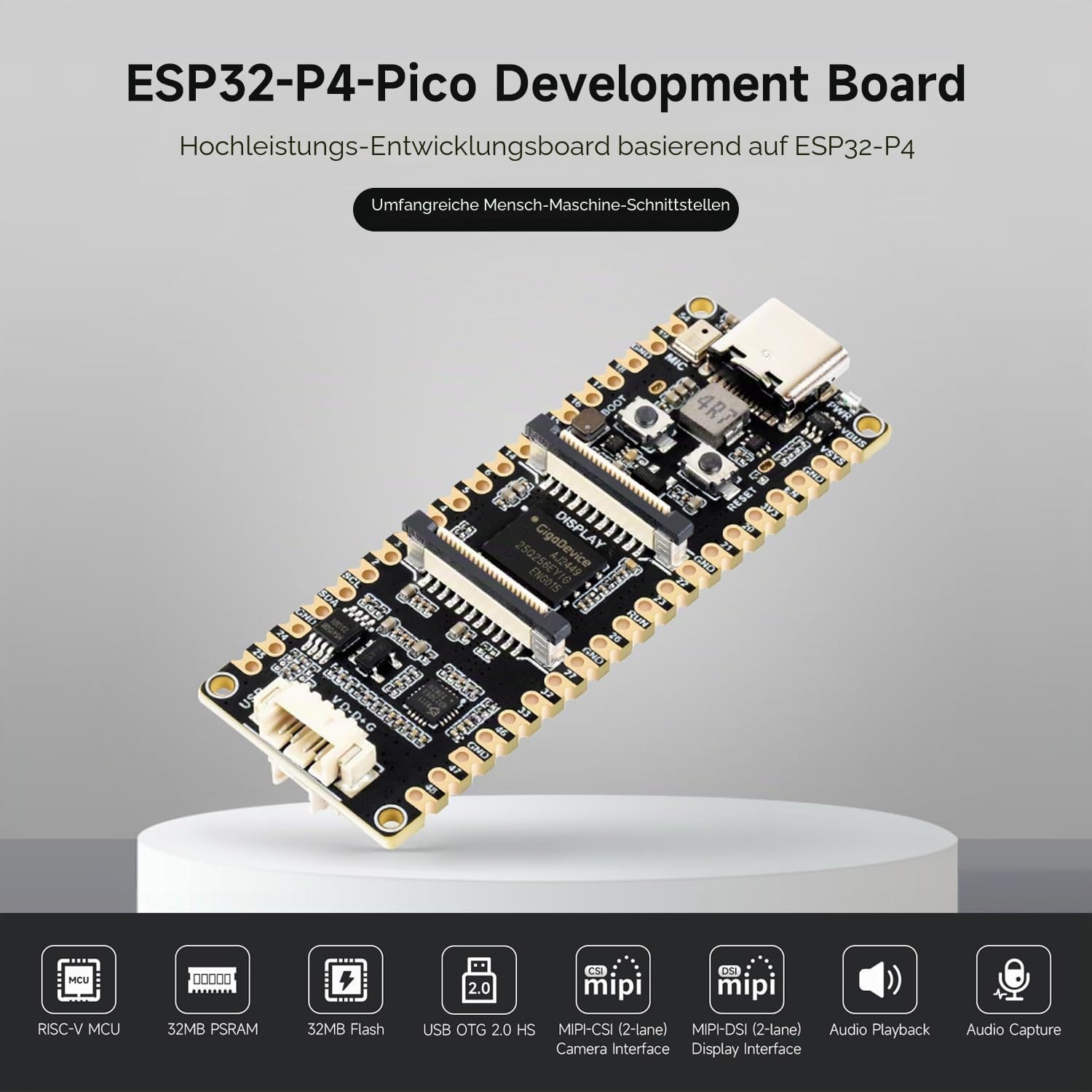 waveshare-esp32-p4-pico-high-performance-entwicklungsboard-32mb image 3