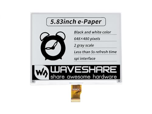 waveshare-5-83-zoll-e-ink-raw-display-648x480-schwarz-weiss-spi-ohne-pcb image 8