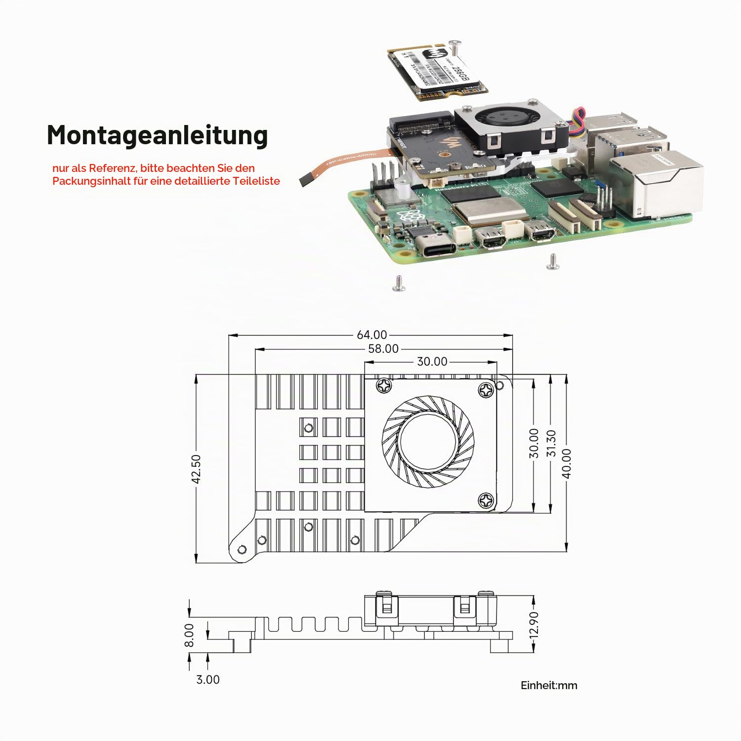 waveshare-pcie-zu-m-2-adapter-e-f-r-raspberry-pi-5-mit-k-hlventilator-kompatibel image 8