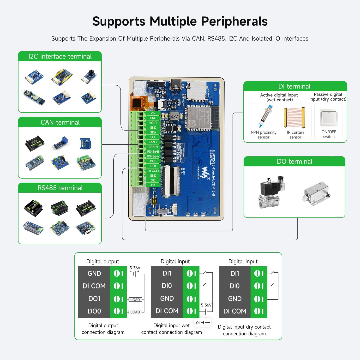 waveshare-esp32-s3-4-3-zoll-kapazitiver-5-punkt-touch-display-entwicklungsboard- image 6