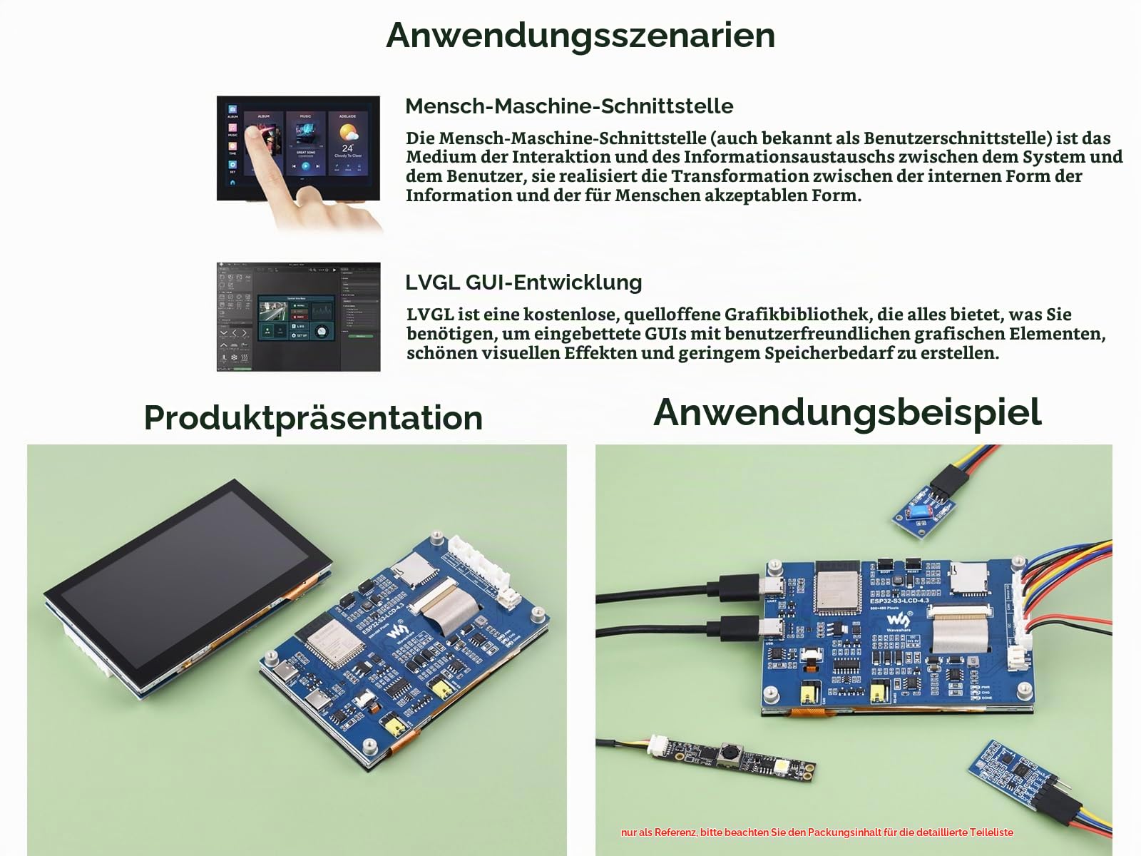 waveshare-esp32-s3-touch-lcd-4-3-mikrocontroller-entwicklungsboard-4-3-zoll-touc image 4