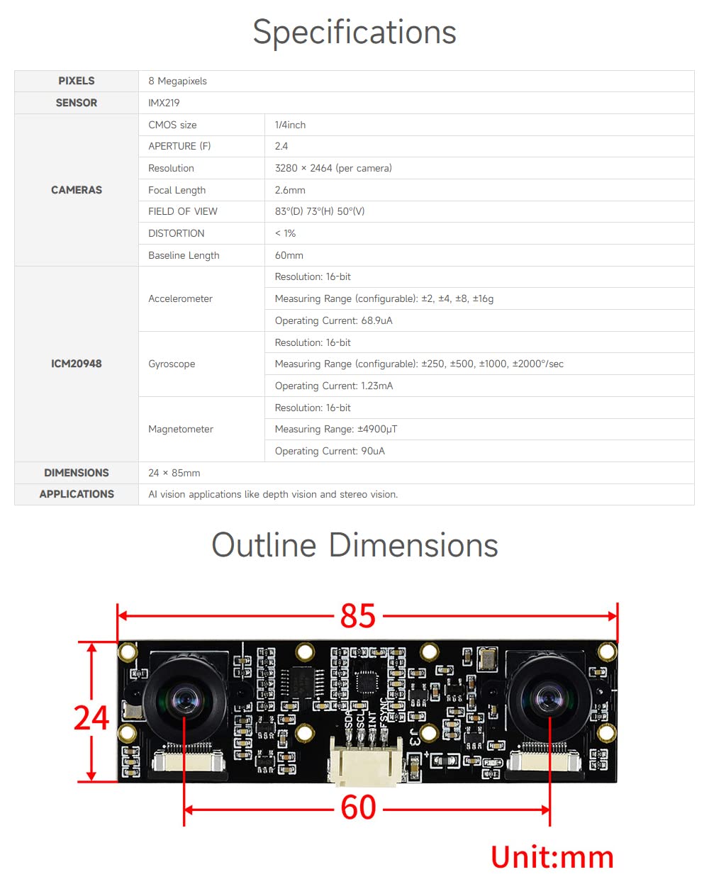 waveshare-imx219-83-stereo-kamera-8mp-binokular-tiefen-stereo-vision-f-r-jetson- image 4