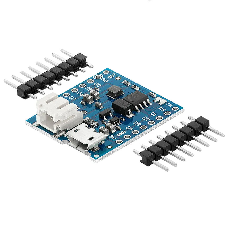az-delivery-batterie-shield-f-r-lithium-batterien-f-r-d1-mini-esp8266 image 1