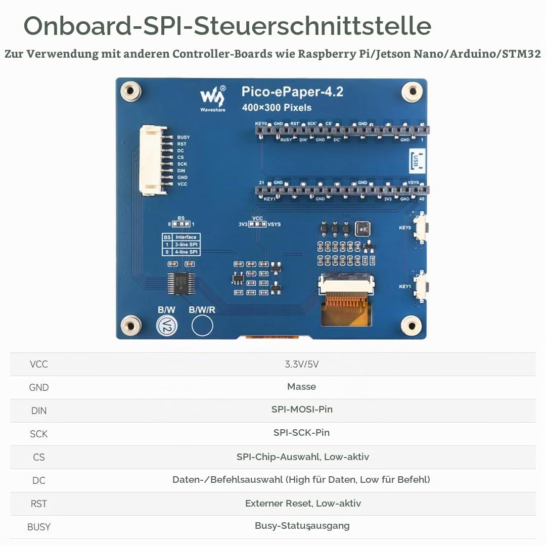 waveshare-4-2-zoll-e-paper-f-r-raspberry-pi-pico-400x300-schwarz-wei-e-ink-modul image 7