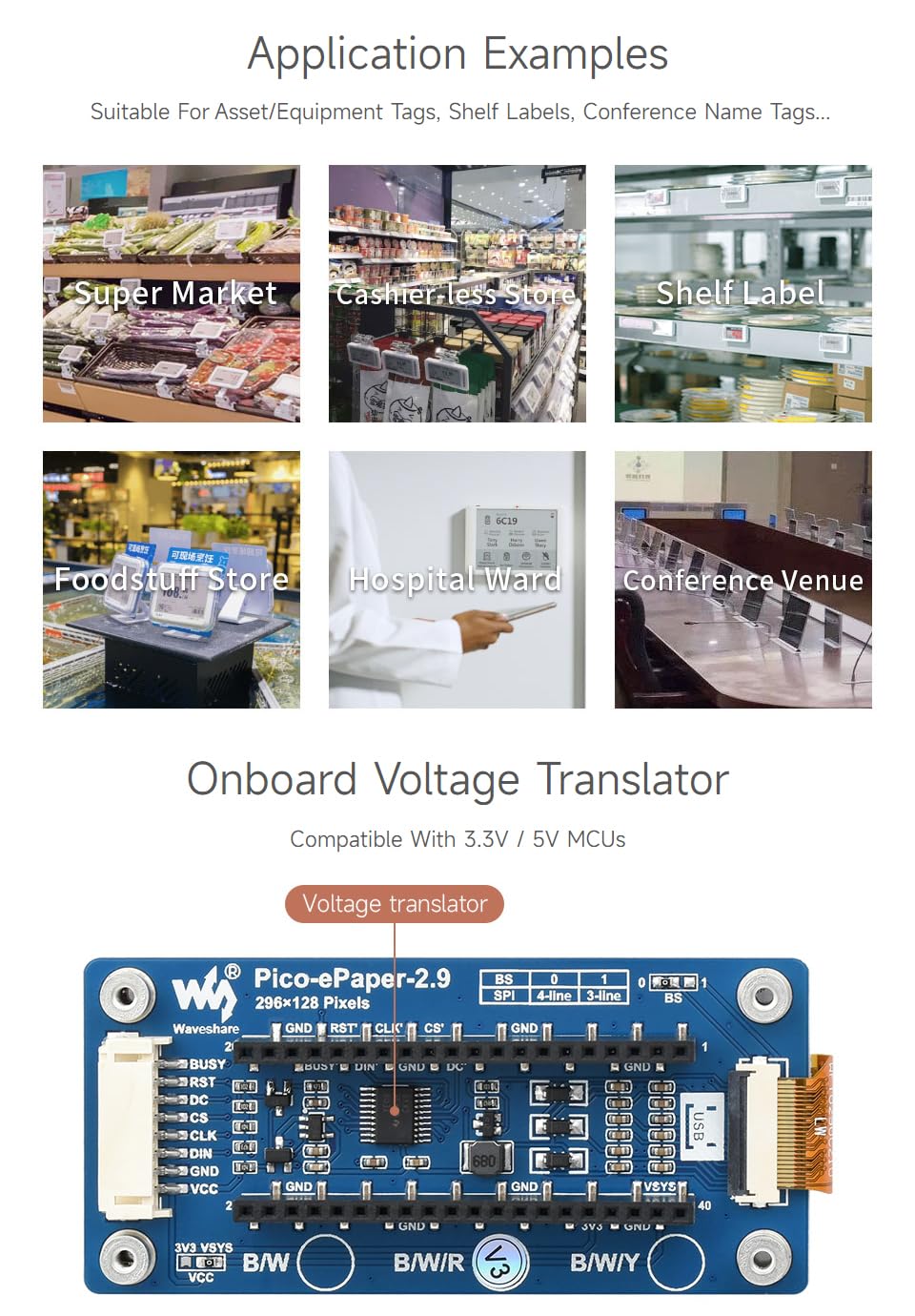 waveshare-2-9-zoll-e-paper-display-modul-b-f-r-raspberry-pi-pico-296x128-pixel-r image 6