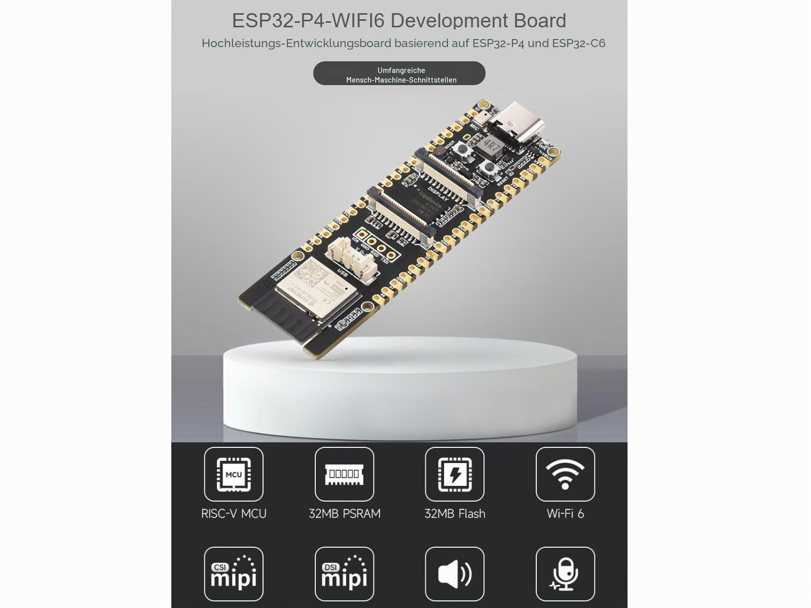waveshare-esp32-p4-wifi6-entwicklungsboard-esp32-p4-esp32-c6-wifi-6-bt5 image 2