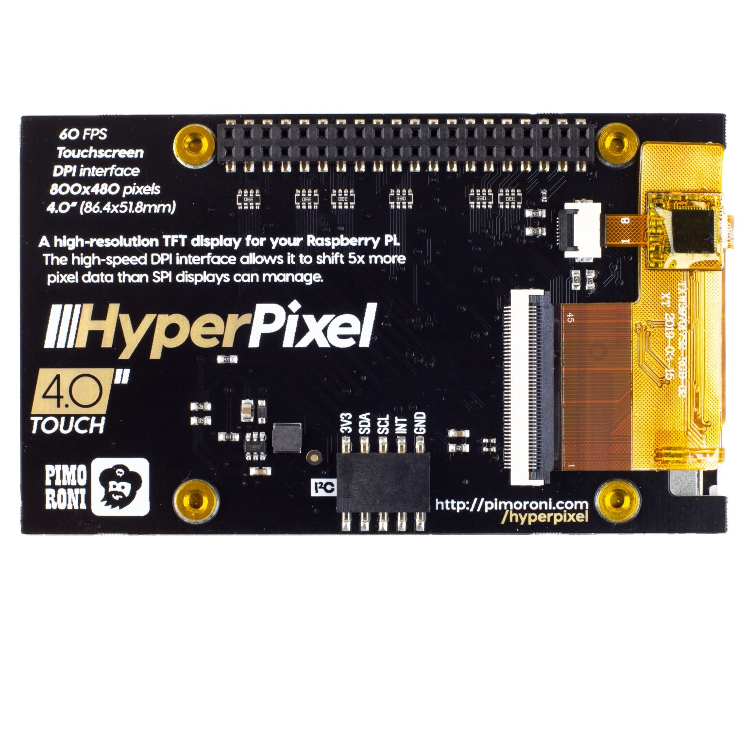 pimoroni-hyperpixel-4-0-hi-res-display-4-0-zoll-tft-touchscreen-f-r-raspberry-pi image 2