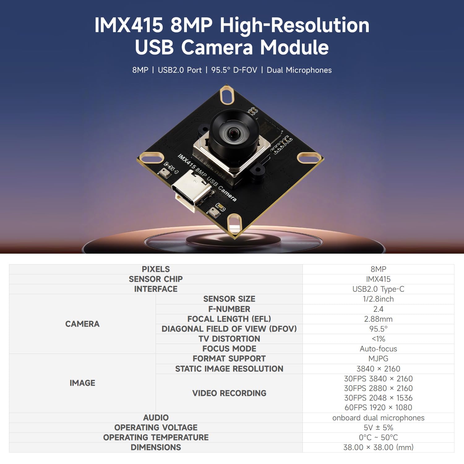 waveshare-imx415-8mp-usb-kameramodul-usb2-0-95-5-d-fov-dual-mikrofone-verzerrung image 3