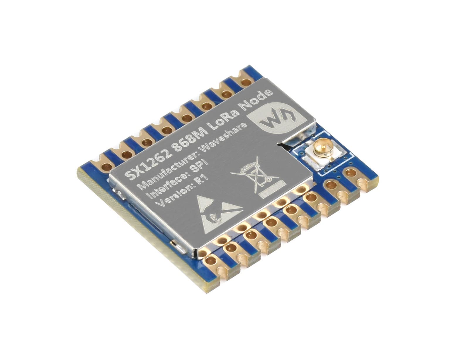 waveshare-core1262-868m-lora-modul-eu868-sx1262-spi image 1