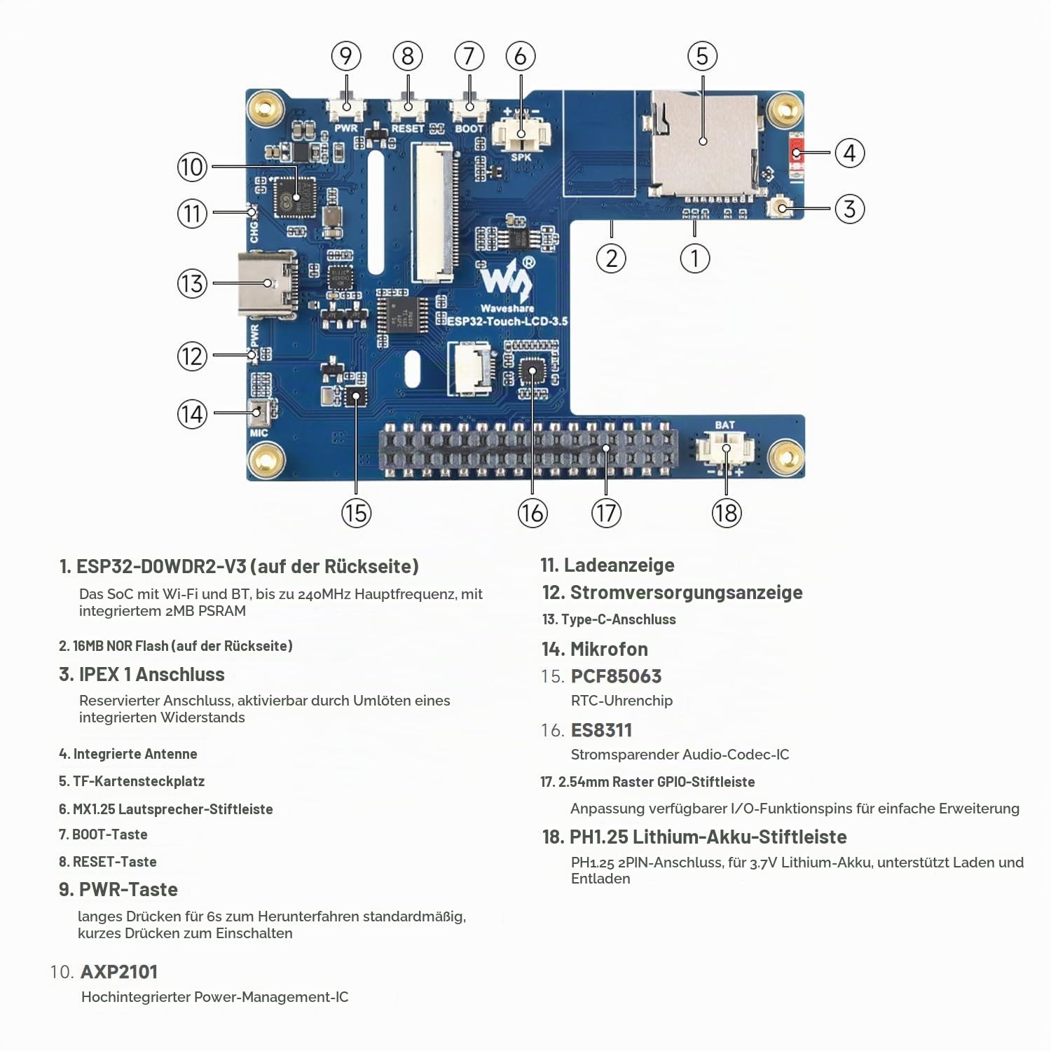 waveshare-esp32-3-5-zoll-rounded-corner-touch-lcd-entwicklungsboard-320x480-audi image 7