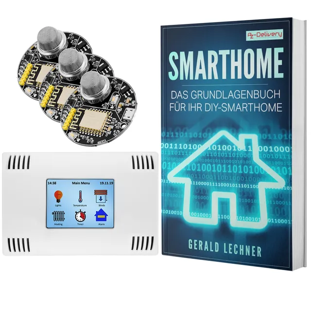 az-delivery-smarthome-bundle-mit-2-4-az-touch-3x-az-envy-und-smarthome-buch image 1