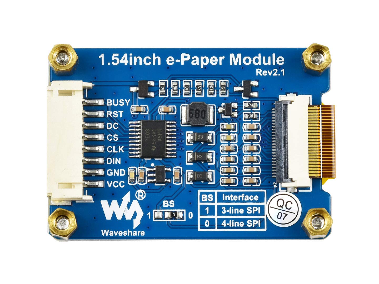 waveshare-1-54-zoll-e-paper-modul-200x200-rot-schwarz-wei-mit-spi image 4