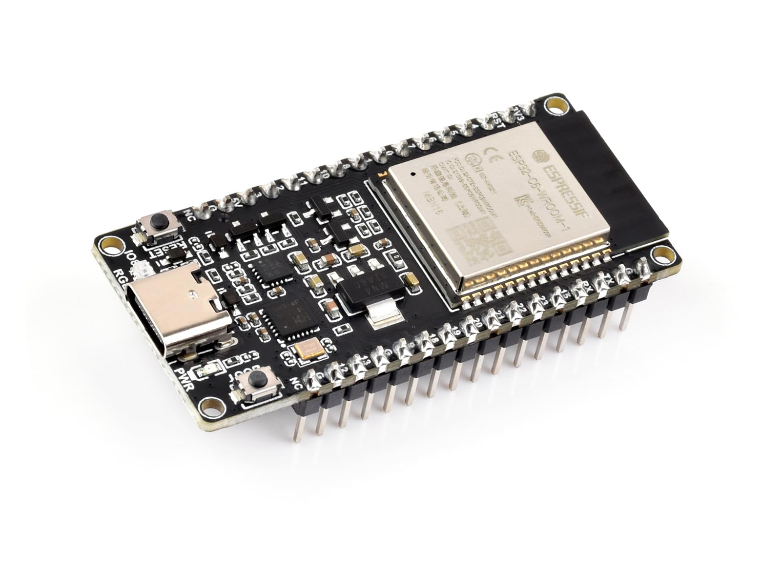 waveshare-esp32-c6-dev-kit-n16-risc-v-mikrocontroller-entwicklungsboard-mit-pinh image 1