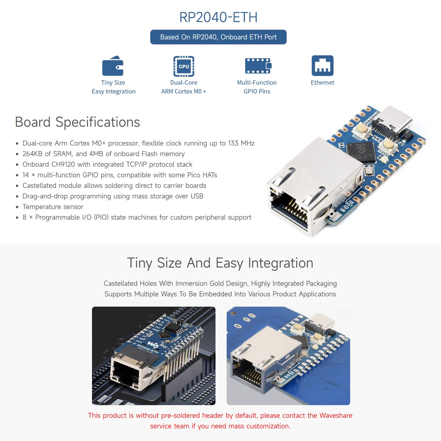 waveshare-rp2040-eth-mini-entwicklungsboard-mit-ethernet-und-usb-c image 3