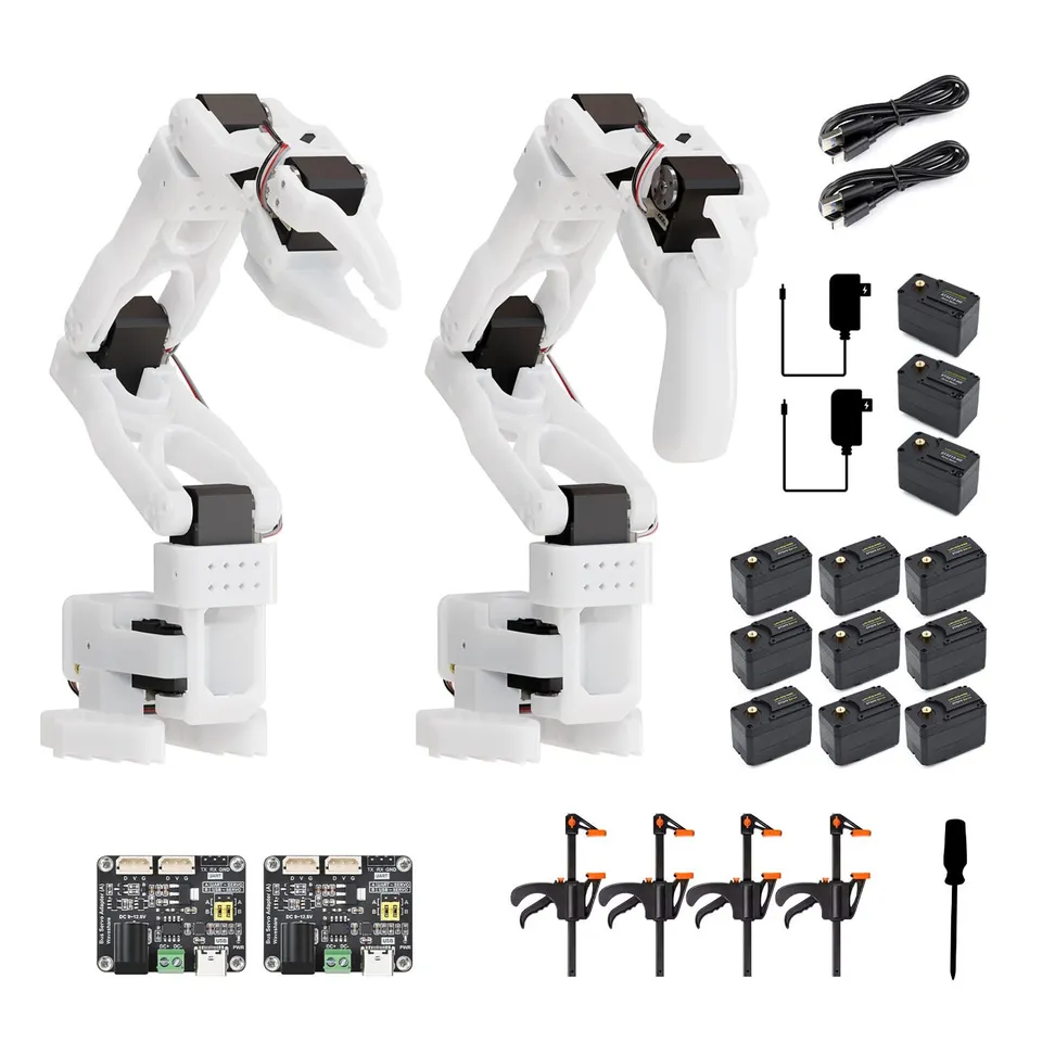 waveshare-so-arm101-open-source-6-achs-roboterarm-3dp-parts-kit-resin-druckteile image 1