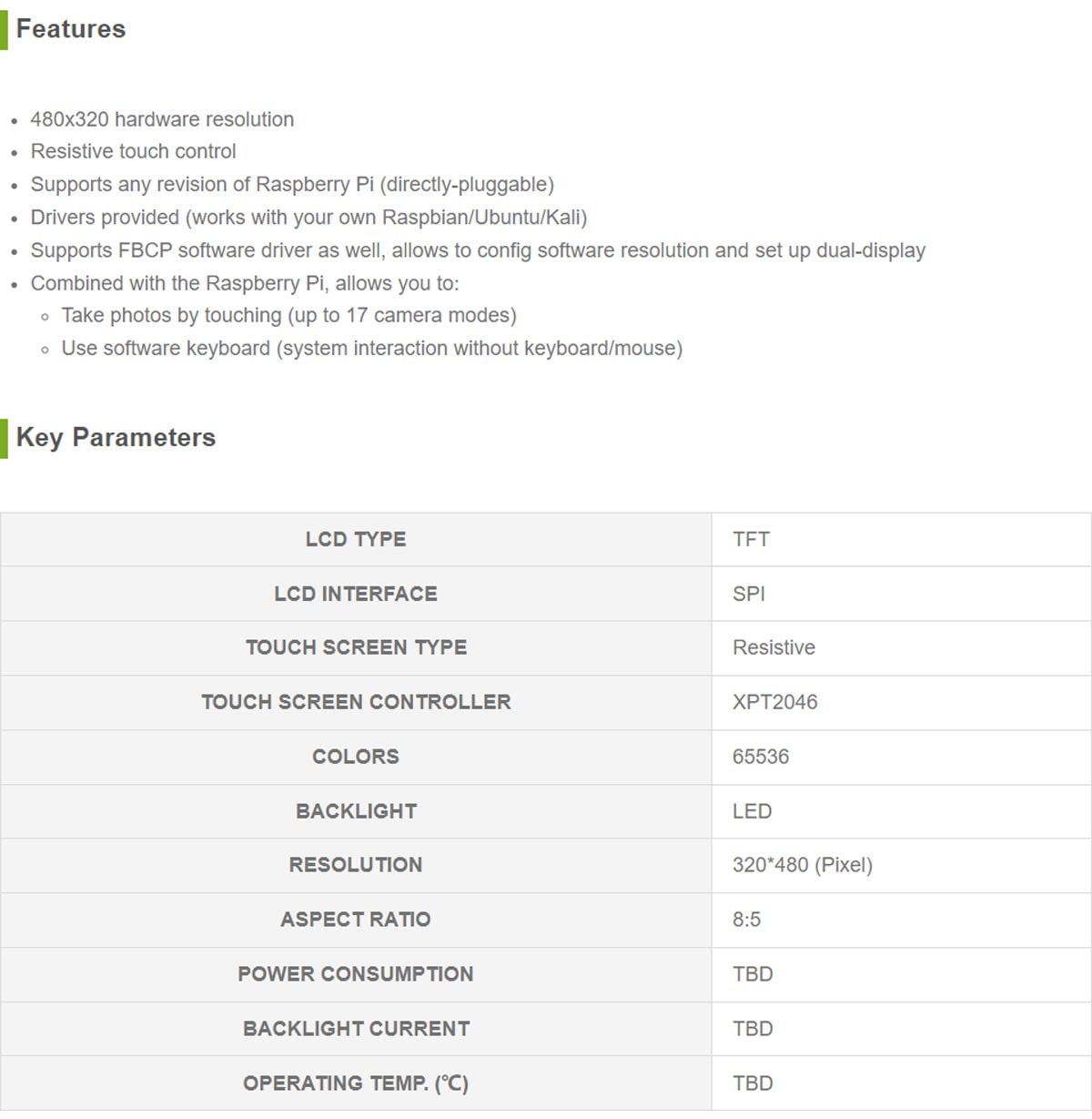 waveshare-4-zoll-raspberry-pi-lcd-display-480x320-tft-resistiver-touchscreen image 4